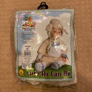 Baby Lamb Costume with Baby Blue